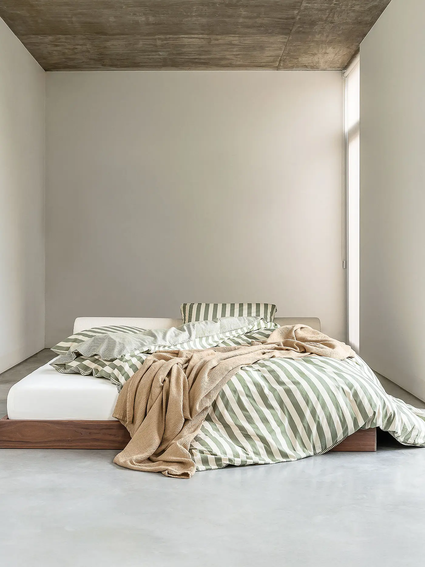 MARC O'POLO HOME | Perkal Bettwäsche 70x90cm / 140x200cm Sage Green | 